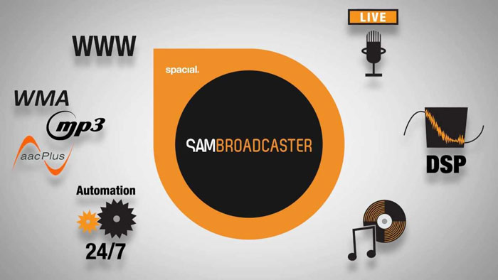 SAM broadcaster Pro software 2022 versie